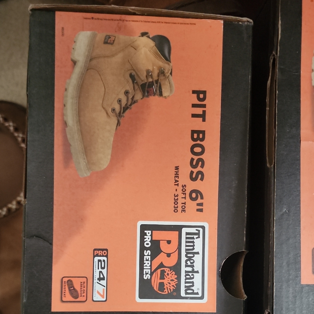 Timberland Wheat Pit Boss 6" Men's Work Boots